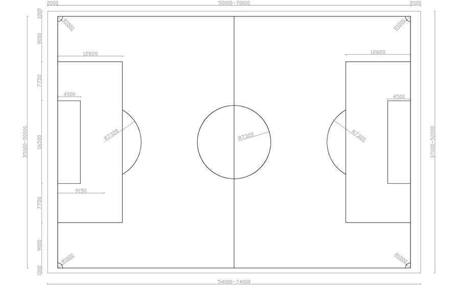 七人制足球場尺寸